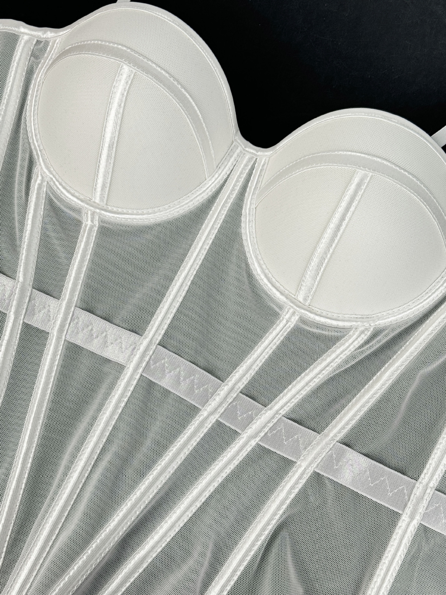 Elegant Burgundy Corset Top Sexy Mesh Fishbone Crop Top Fashion Short Camisole